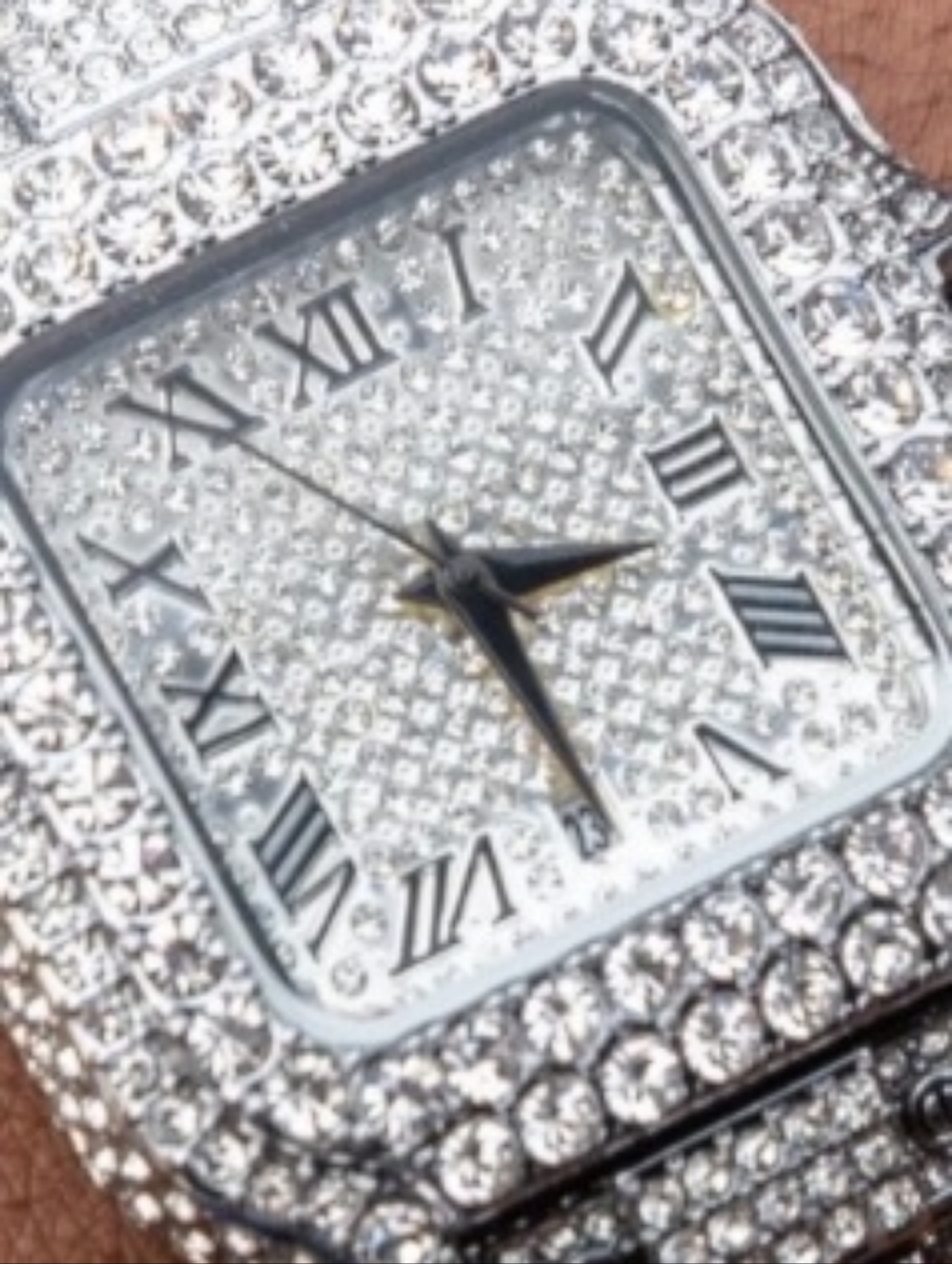 Iced Out Hip Hop Watch